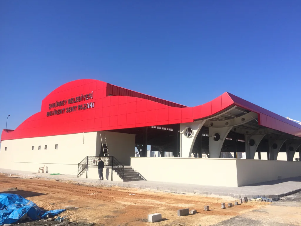 GAZİANTEP ŞAHİNBEY BELEDİYESİ MAVİKENT PAZARYERİ YAPIM İŞİ – 3